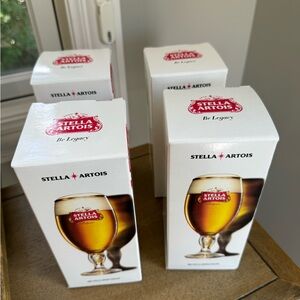 NEW Stella Artois Beer Glass Set - in original box/packaging
